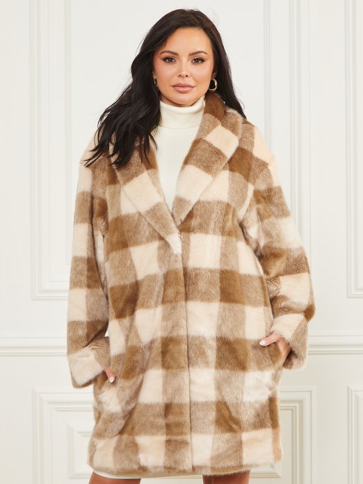 Guess Shopping Rochelle Coat Pustinjska Oluja I šećer Sw