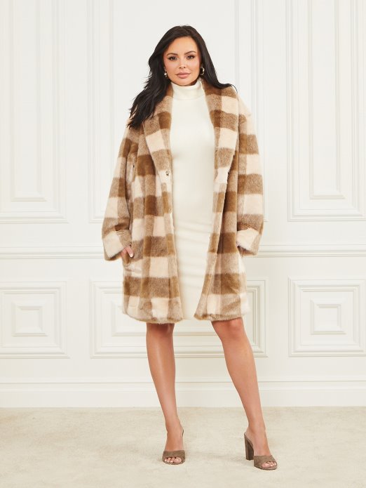 Guess Shopping Rochelle Coat Pustinjska Oluja I šećer Sw