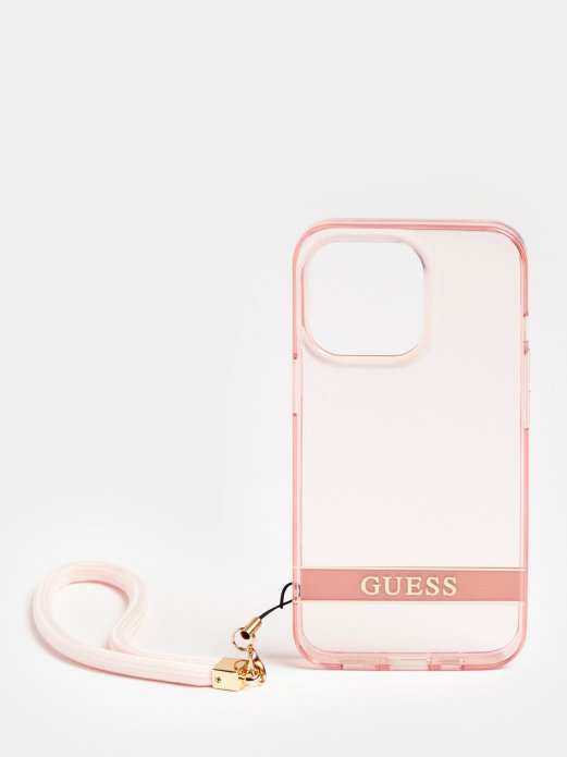 Guess Shopping Roza Iphone 13 Pro Proziran Poklopac