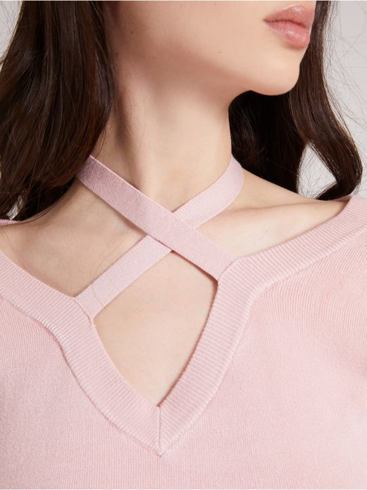 Guess Shopping Roza Rebrasta Haljina