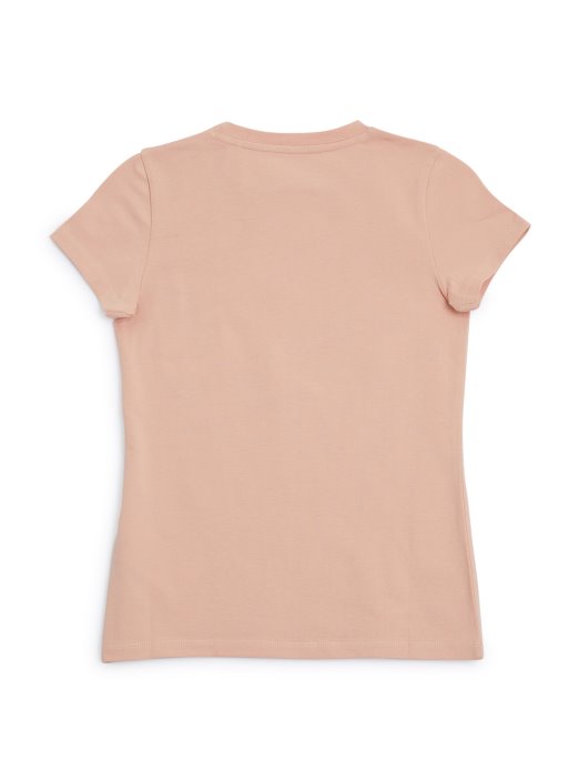 Guess Shopping Rozie Logo Majica (7-14) Breskva Ruža