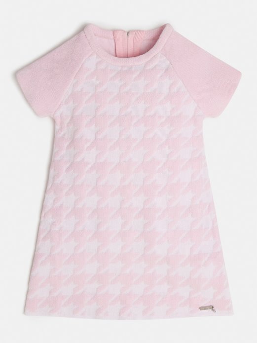 Guess Shopping Ružičasta Pied De Poule Haljina