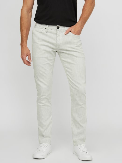 Guess Shopping Sammy Uske Traperice Bijelo Pranje Destory