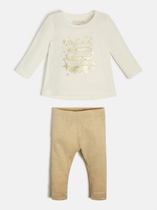 Guess Shopping Set Bijele Majice I Tajica