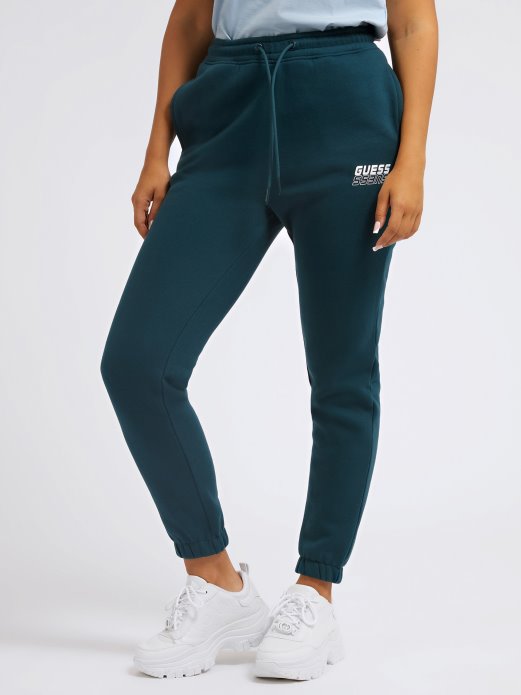 Guess Shopping Side Logotip Jogger Hlače Plave