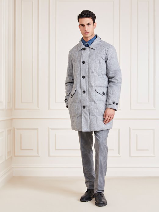 Guess Shopping Siva Marciano Stvarna Duga Jakna