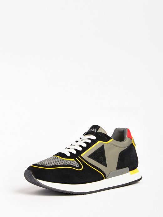 Guess Shopping Siva Multi Potenza Tenisica Za Trčanje S Umetkom Od Brušene Kože