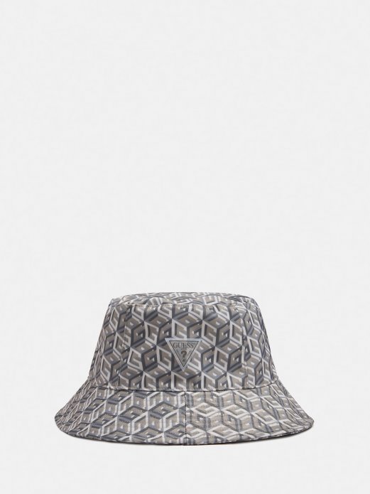 Guess Shopping Siva Posvuda Logo Bucket Hat