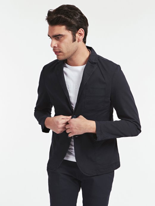 Guess Shopping Slim Fit Sako Plavi Multi