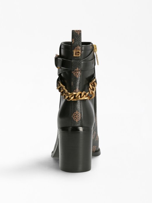 Guess Shopping Smeđa Kalili 4g čizma S Logotipom Božura