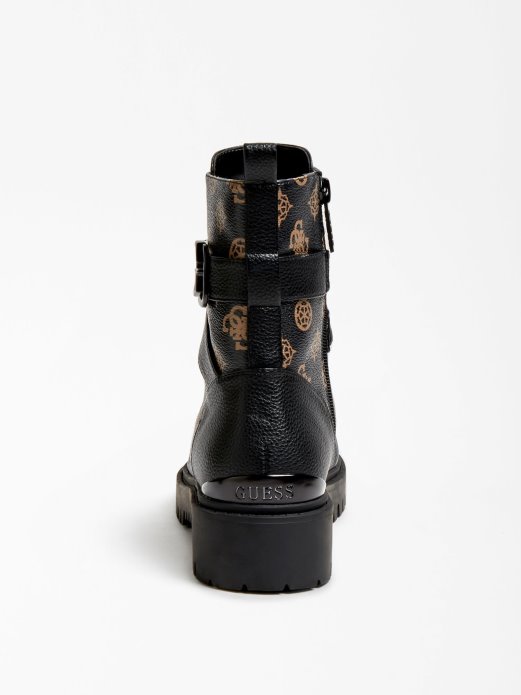 Guess Shopping Smeđa Orana 4g Logo Božur Borbena čizma