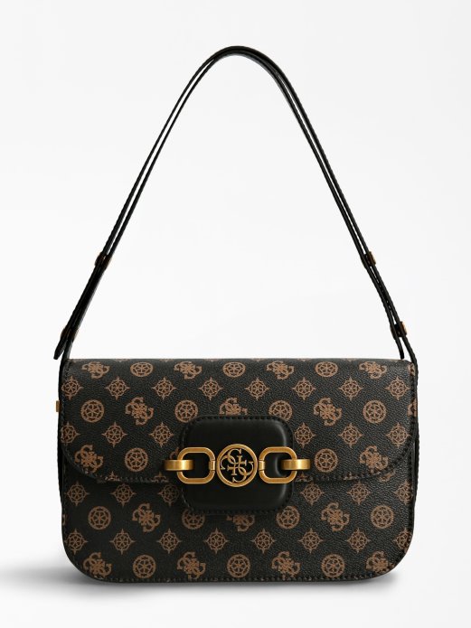 Guess Shopping Smeđa Torba Za Rame S Logotipom Božura 4g