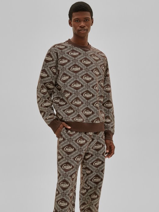 Guess Shopping Smeđa Višestruka Majica S Logotipom