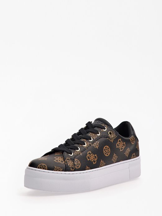 Guess Shopping Smeđe Garmini 4g Božur Tenisice S Logotipom