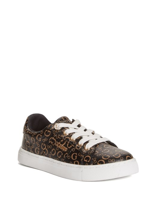 Guess Shopping Smeđe Serena Niske Tenisice S Logom
