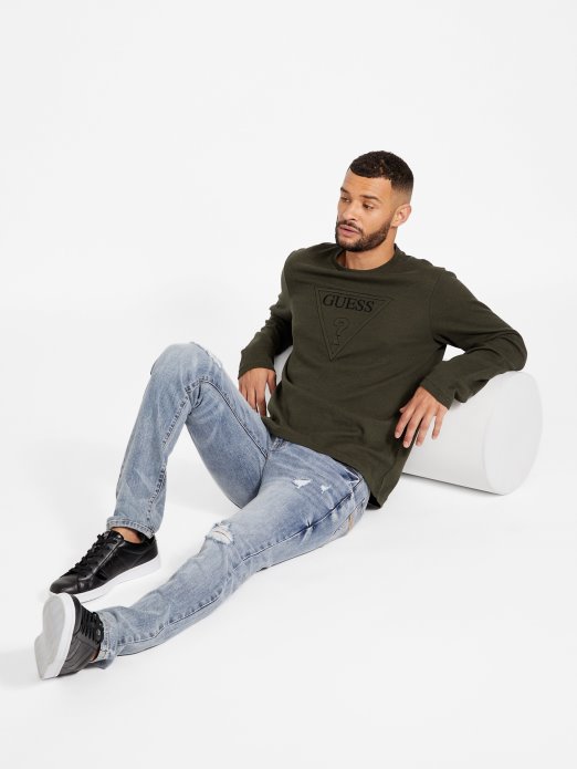 Guess Shopping Spooky Forest Tomas Crewneck