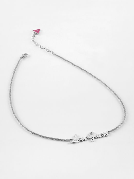 Guess Shopping Srebrna Ogrlica Iz Snova I Ljubavi