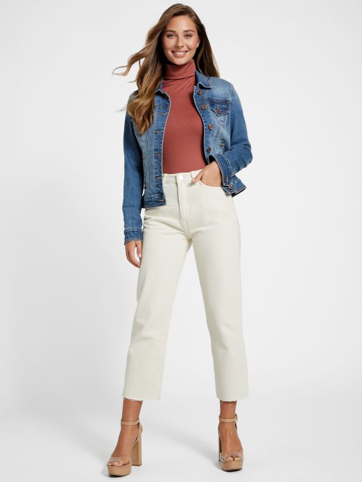 Guess Shopping Srednje Pranje Alisana Traper Jakna