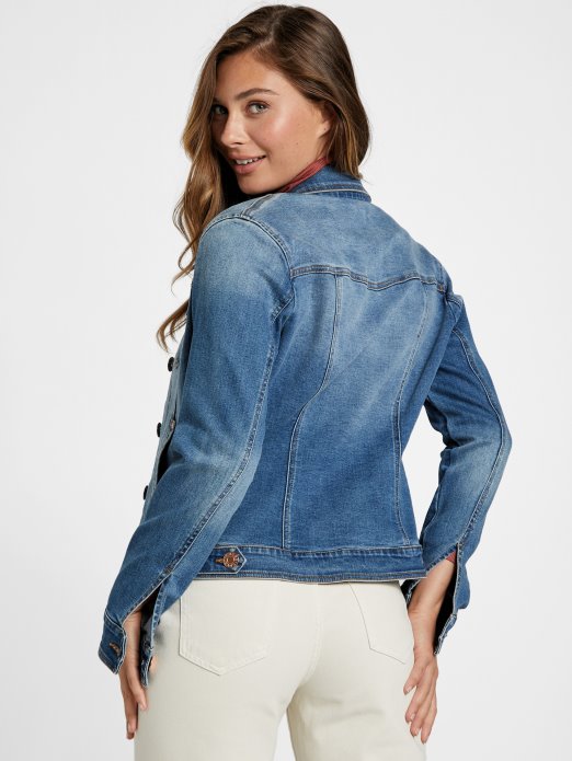 Guess Shopping Srednje Pranje Alisana Traper Jakna