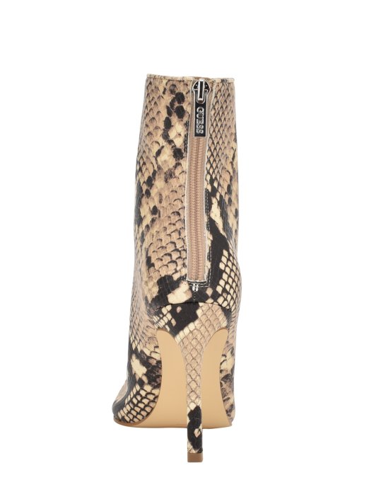 Guess Shopping Srednje Prirodne 101 Simone čizme Na Petu S Patentnim Zatvaračem