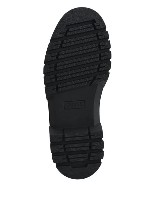 Guess Shopping Srednje Smeđa Ferina Borbena čizma S Logotipom Na Patentni Zatvarač