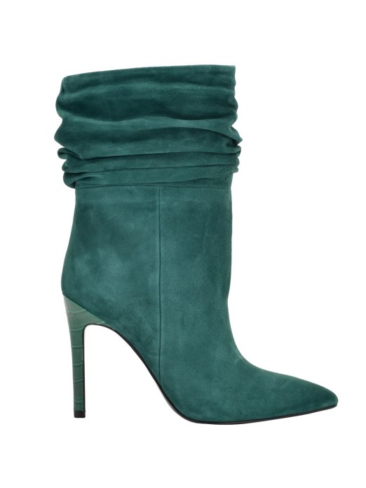 Guess Shopping Srednje Zelena 310 čizma Za Spuštanje Od Brušene Kože