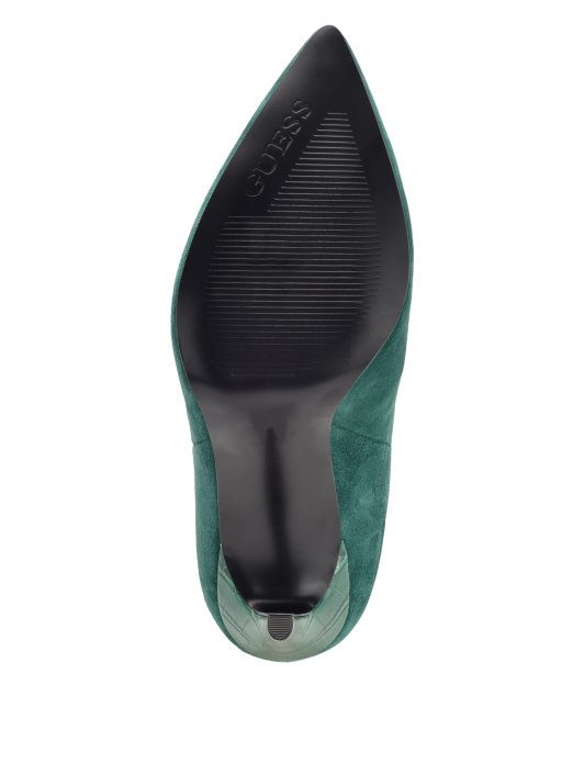 Guess Shopping Srednje Zelena 310 čizma Za Spuštanje Od Brušene Kože