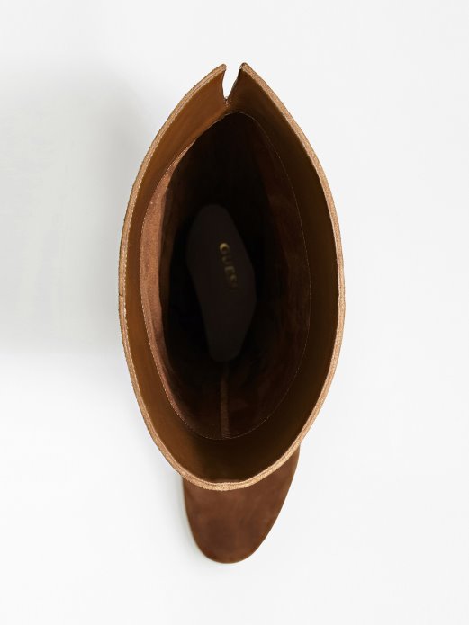 Guess Shopping Suede Sacha Visoke čizme Bež