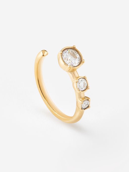 Guess Shopping Sunburst Prsten Multi Gold