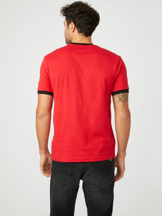 Guess Shopping Sveučilišna Crvena Majica S Logotipom Kirka