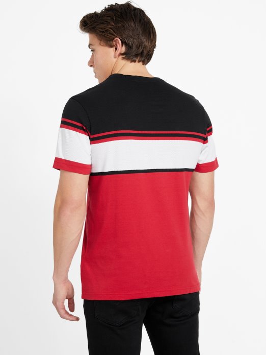 Guess Shopping Sveučilišna Crvena Multi Chucky Majica S Prorezima