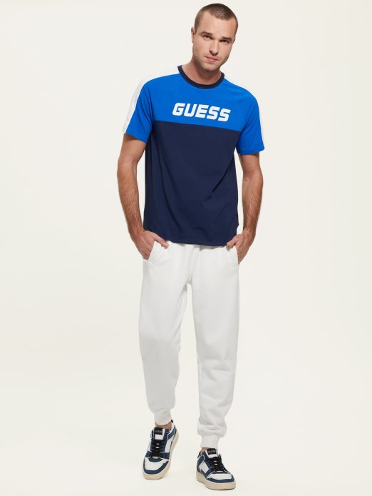 Guess Shopping Svilena Plava Eko Manfred Majica S Logotipom