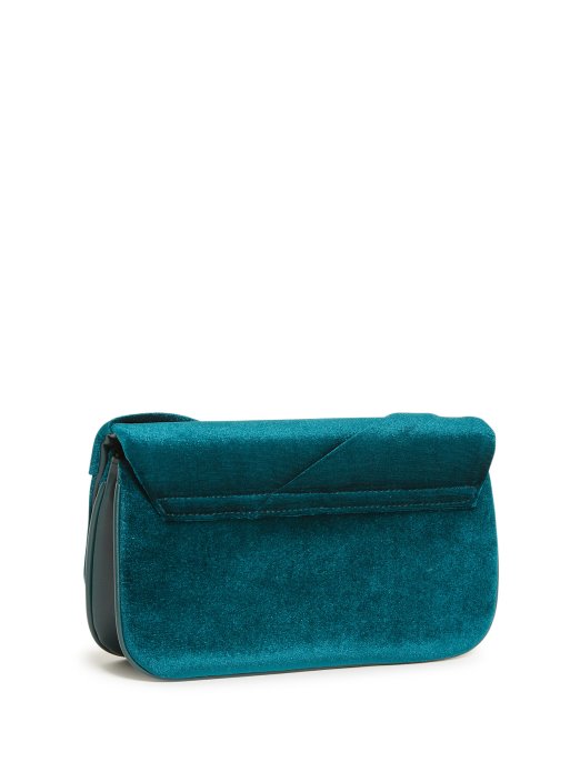 Guess Shopping Teal Allegra Plisirana Spojka