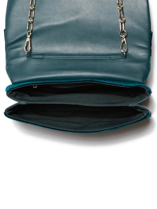 Guess Shopping Teal Allegra Plisirana Spojka