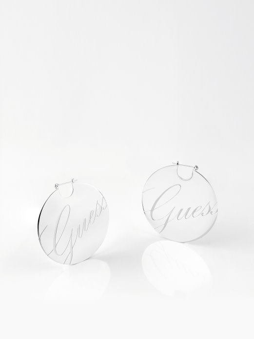 Guess Shopping Tekućina Srebrne Naušnice