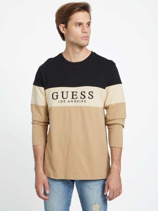 Guess Shopping Toast Taupe Eco Alec Majica Dugih Rukava