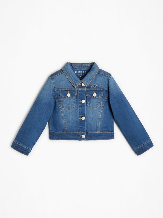 Guess Shopping Traper Jakna Svijetlo Plava