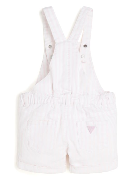 Guess Shopping Traper Kratke Hlače Na Pruge (2-7) Wht/ružičaste Male Pruge