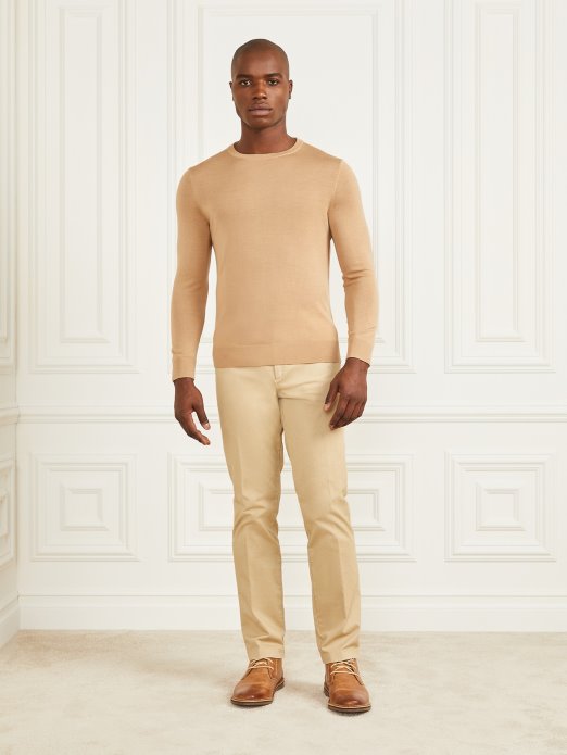 Guess Shopping Trava Tan Armando Chino Hlače