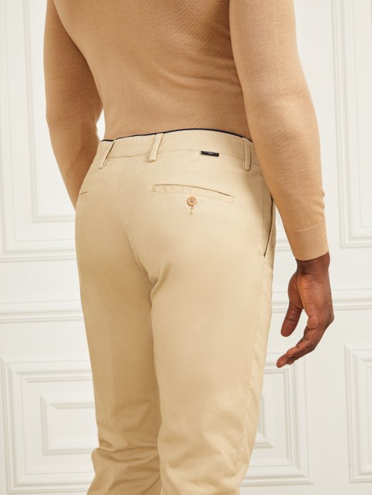 Guess Shopping Trava Tan Armando Chino Hlače