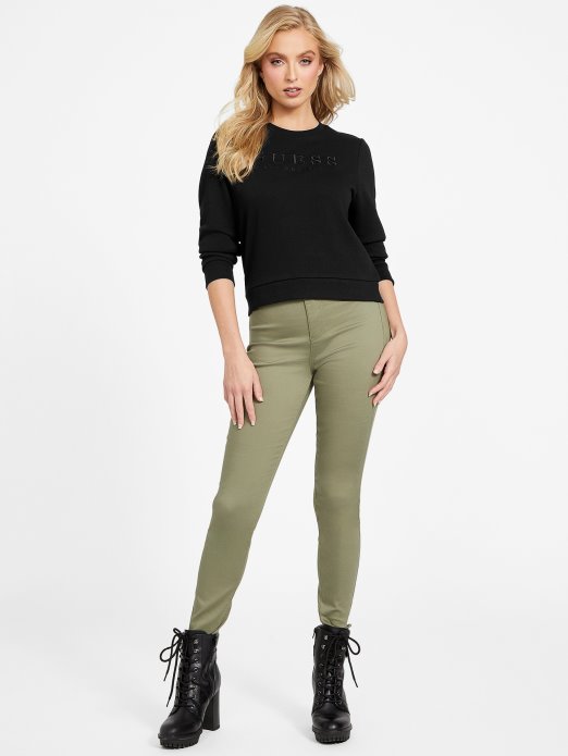 Guess Shopping Val Pulover S Ovratnikom Jet Crna