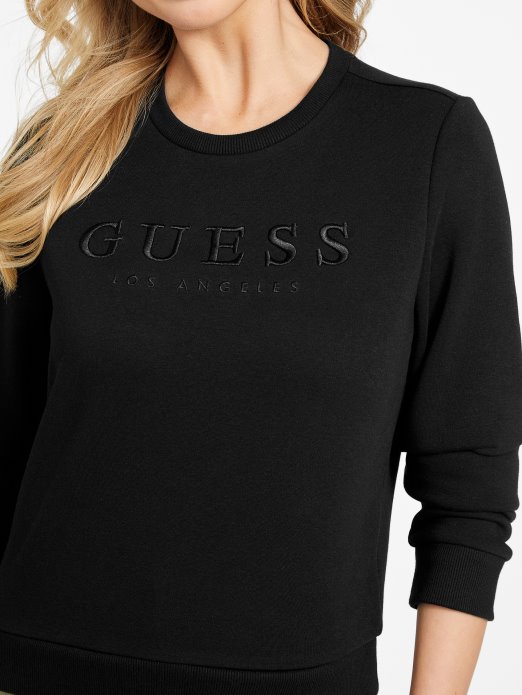 Guess Shopping Val Pulover S Ovratnikom Jet Crna