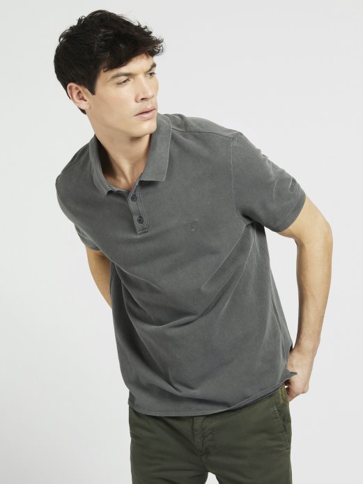 Guess Shopping Vez Odjevni Predmet Dye Polo Black