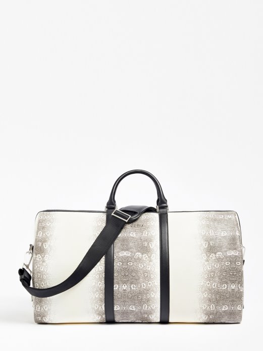 Guess Shopping Večernja Vikend Torba S Printom Bijelog Pitona