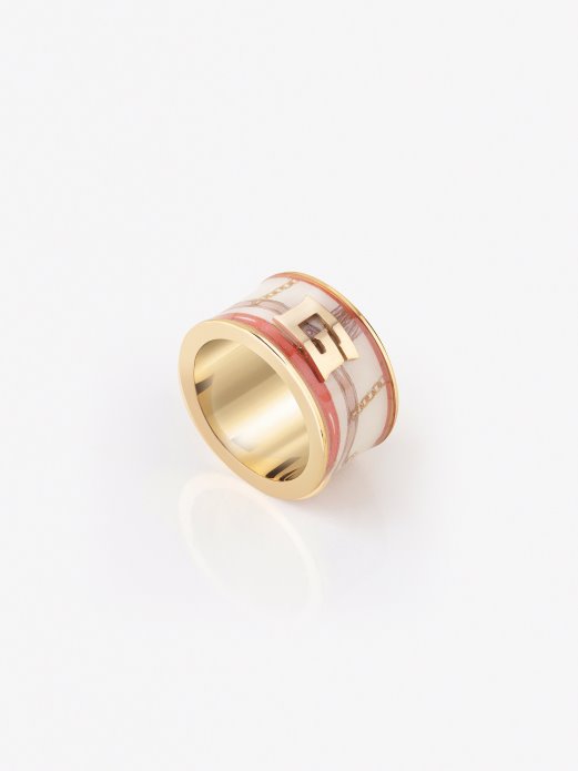 Guess Shopping Višebojni Uzorak Foulard Prsten