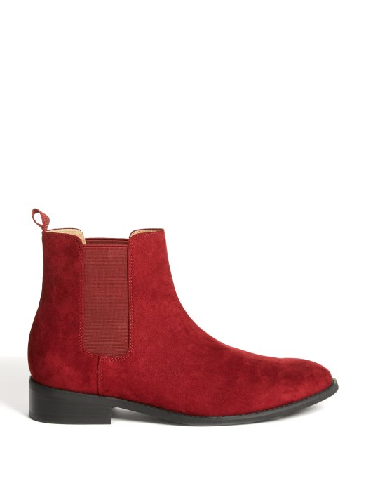 Guess Shopping Wine Jeb Chelsea Boots