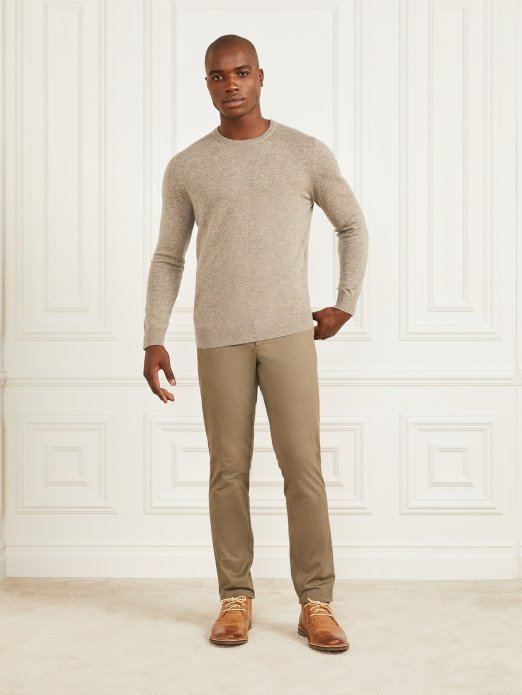 Guess Shopping Zelena Menza Eko Hugh Lake Chino Hlače