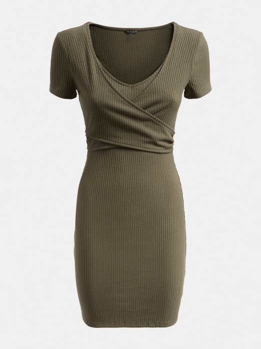 Guess Shopping Zelena Omotana Rebrasta Haljina