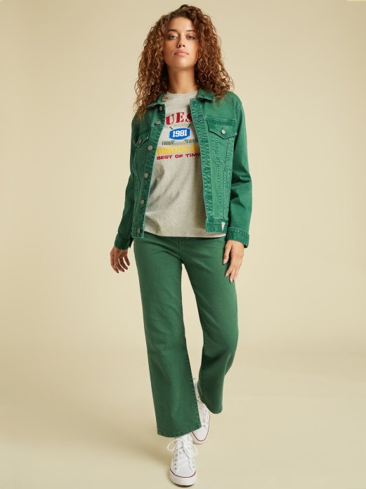 Guess Shopping Zelena Tanka Traper Jakna