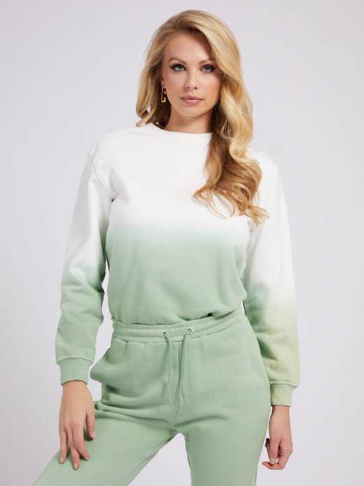 Guess Shopping Zelena Višebojna Gradijentna Majica